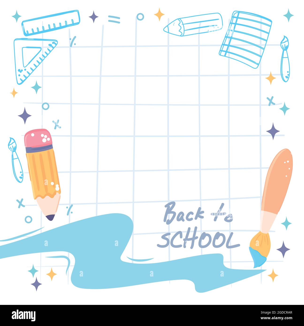 back to school education poster Stock Vector Image & Art - Alamy