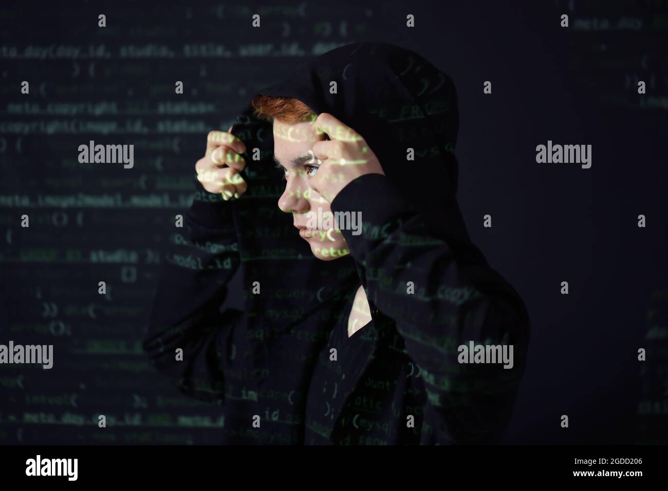 Hacker boy hi-res stock photography and images - Alamy