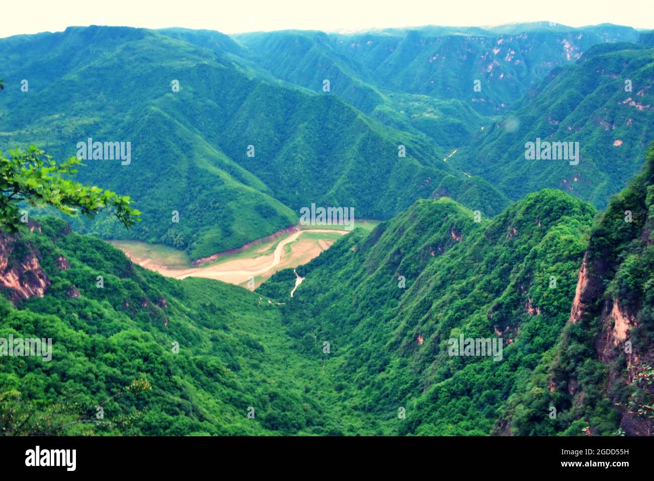 kongtong mountains in pingliang Stock Photo