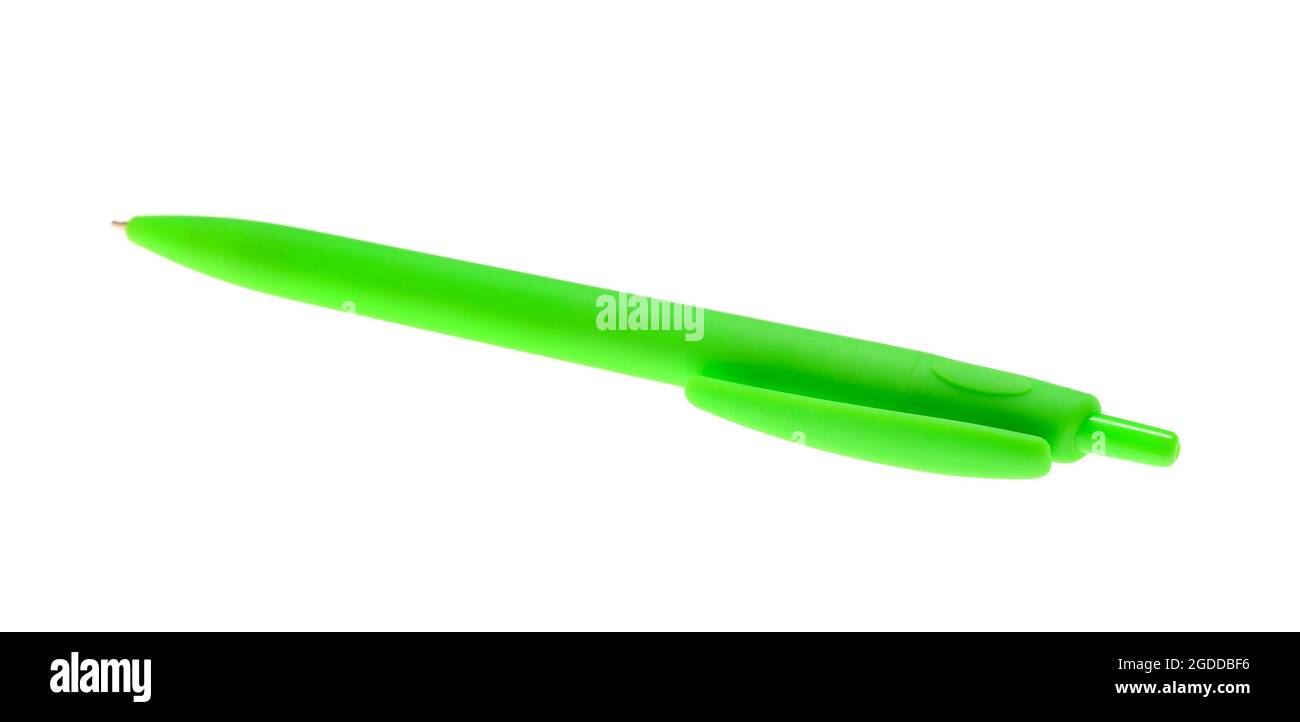 Stylish pen on white background Stock Photo - Alamy