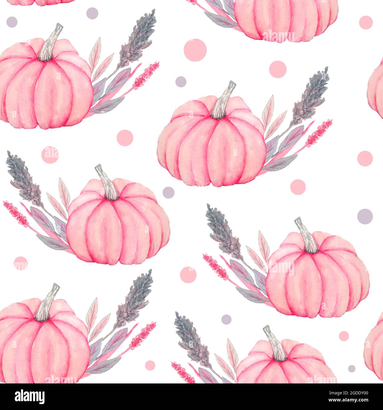 Pink Fall Pattern Fabric Wallpaper and Home Decor  Spoonflower