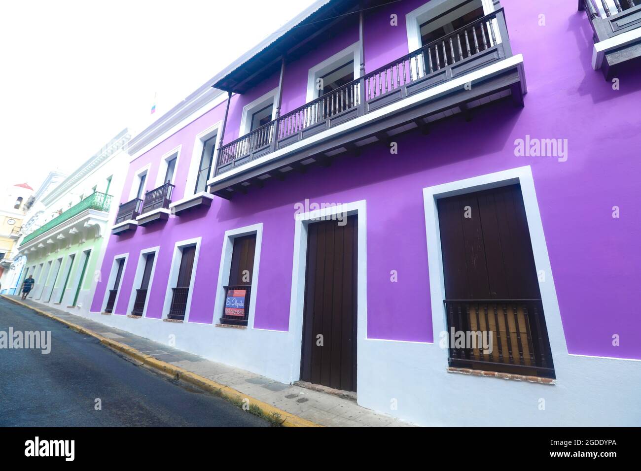 Street in old San Juan, Puerto Rico Stock Photo Alamy