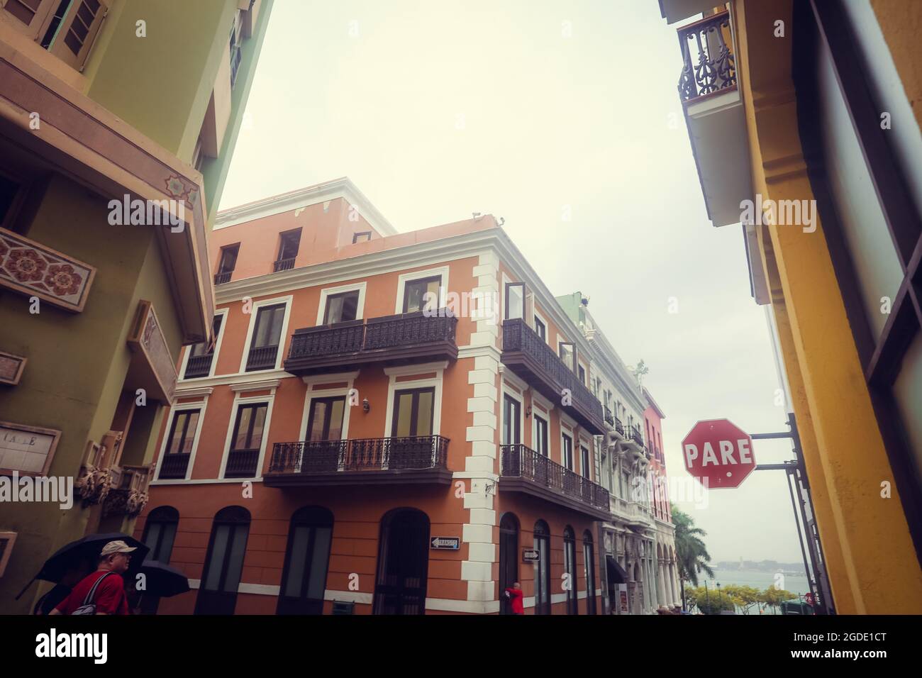 Street in old San Juan, Puerto Rico Stock Photo - Alamy