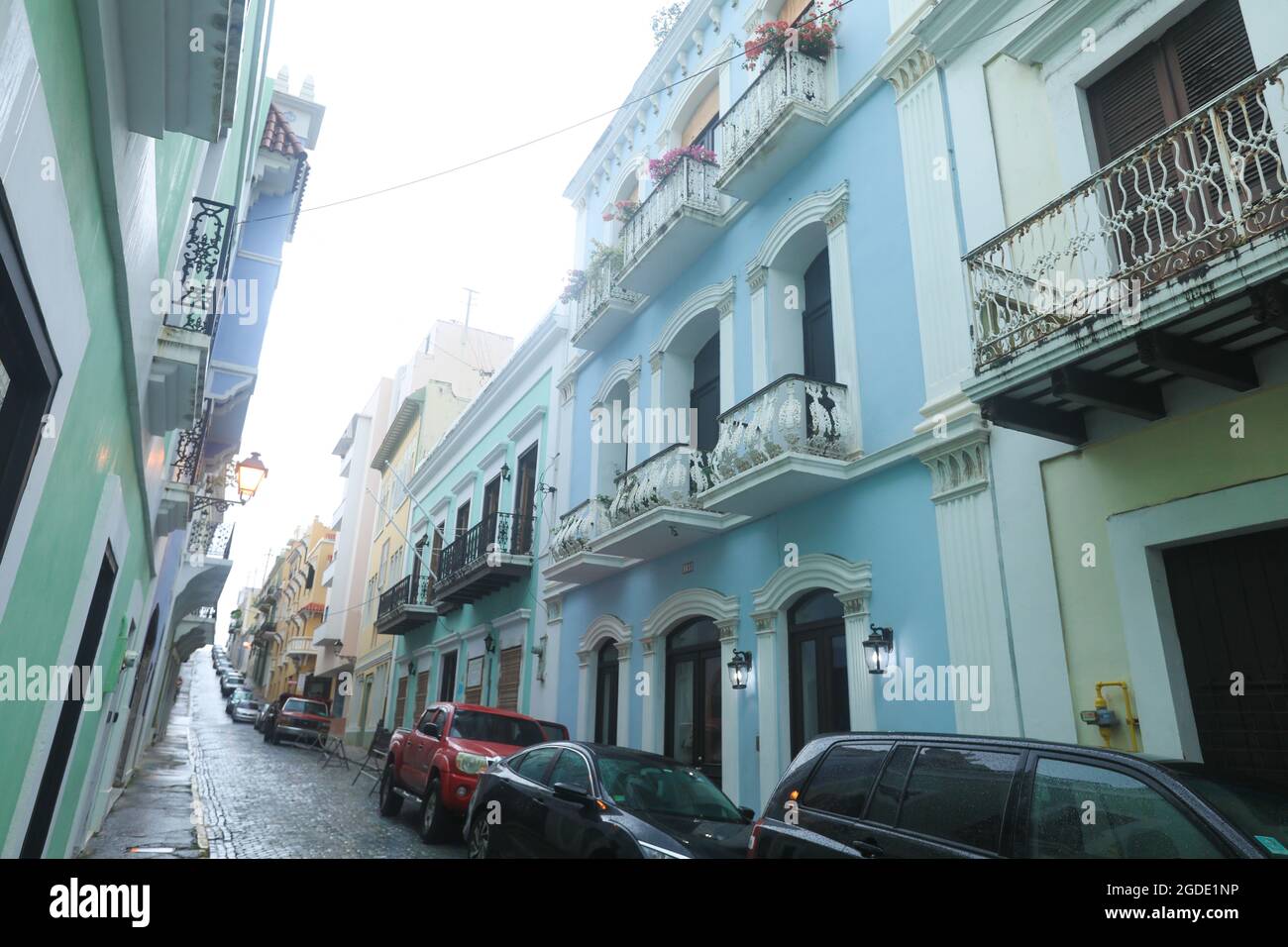Street in old San Juan, Puerto Rico Stock Photo - Alamy