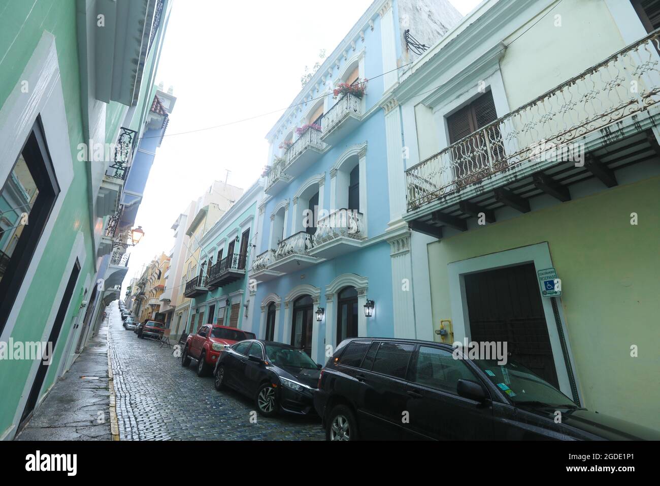 Street in old San Juan, Puerto Rico Stock Photo - Alamy