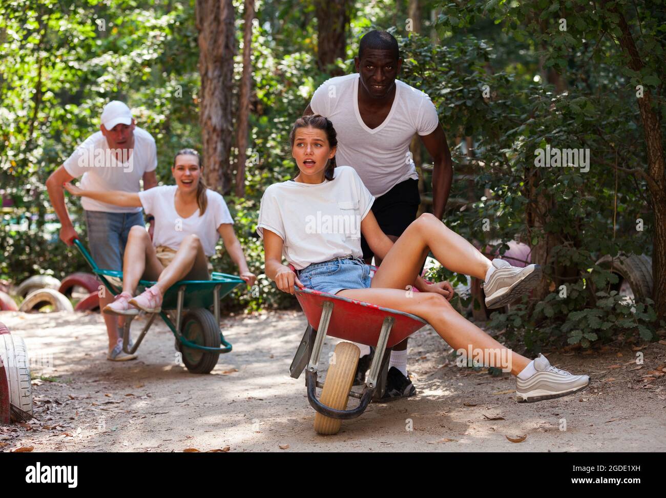 African american girls jumping hires stock photography and images Alamy