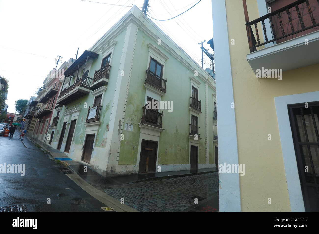 Street in old San Juan, Puerto Rico Stock Photo - Alamy