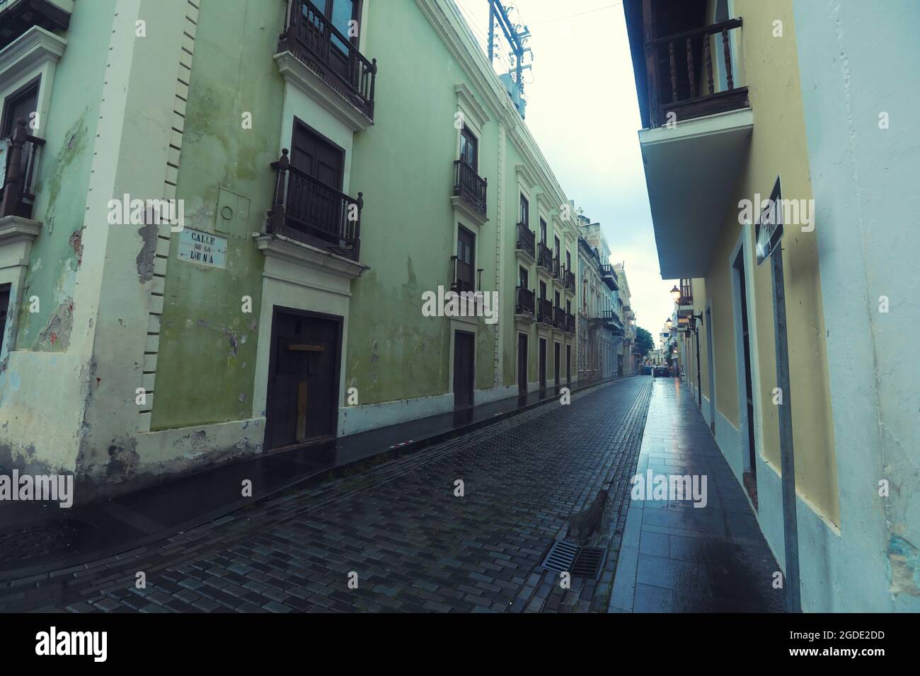 Street in old San Juan, Puerto Rico Stock Photo - Alamy