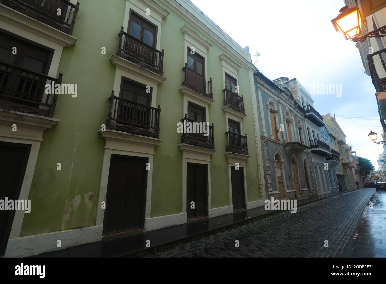 Street in old San Juan, Puerto Rico Stock Photo - Alamy