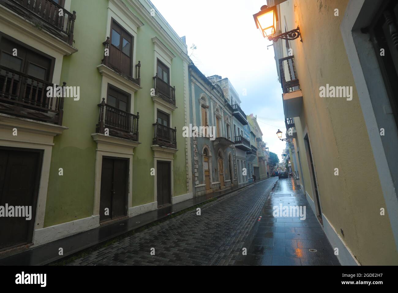 Street in old San Juan, Puerto Rico Stock Photo - Alamy