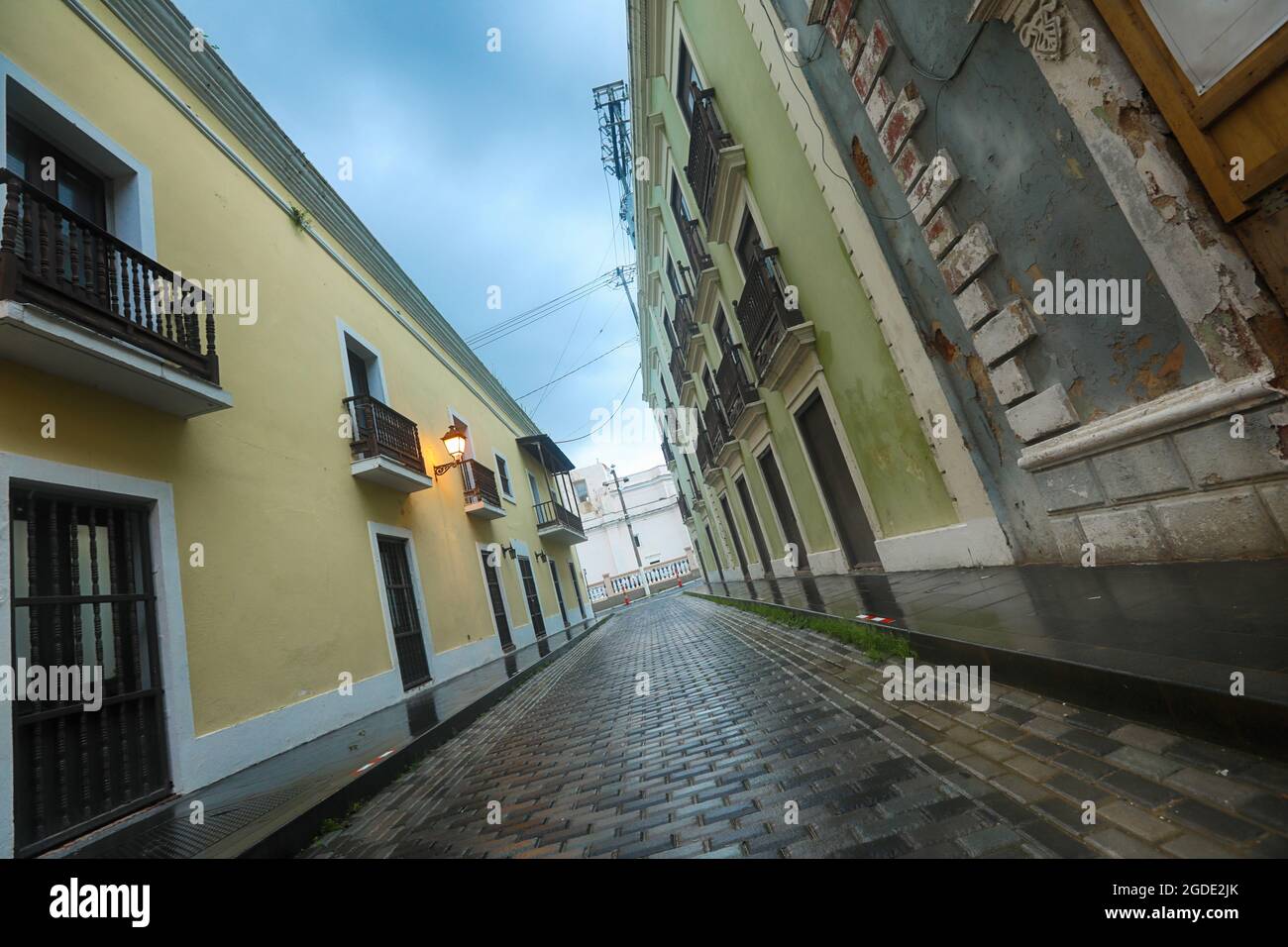 Street in old San Juan, Puerto Rico Stock Photo - Alamy