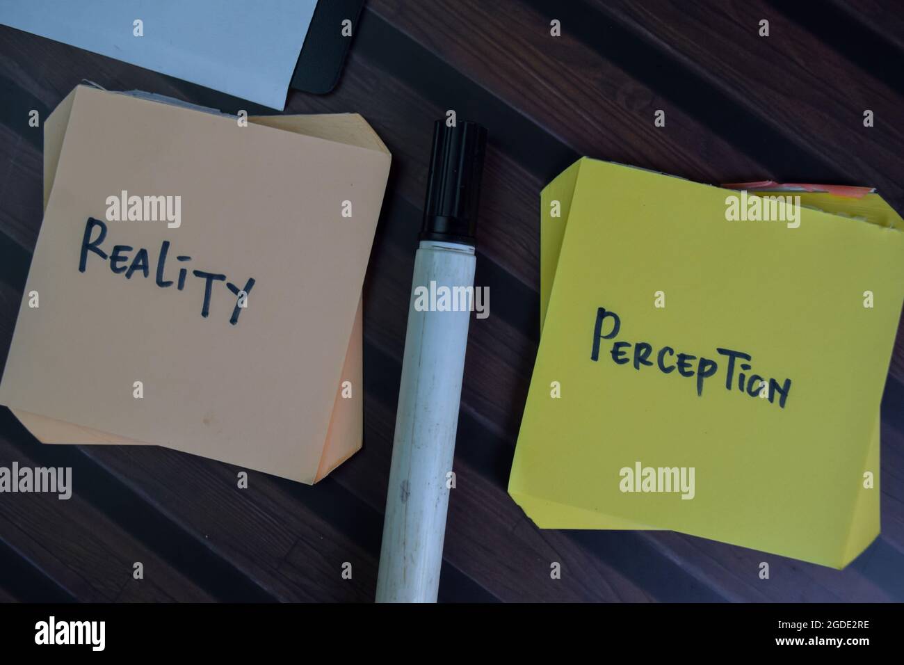 Perceptions Writing Cool Negative perception hi-res stock photography and images - Alamy