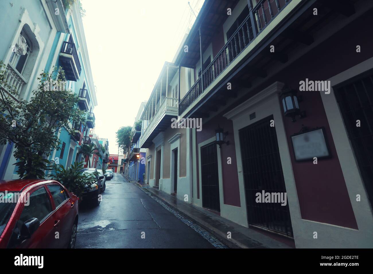 Street in old San Juan, Puerto Rico Stock Photo - Alamy