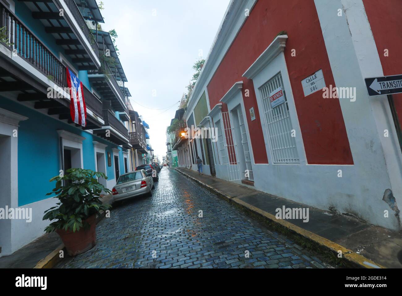 Street in old San Juan, Puerto Rico Stock Photo - Alamy