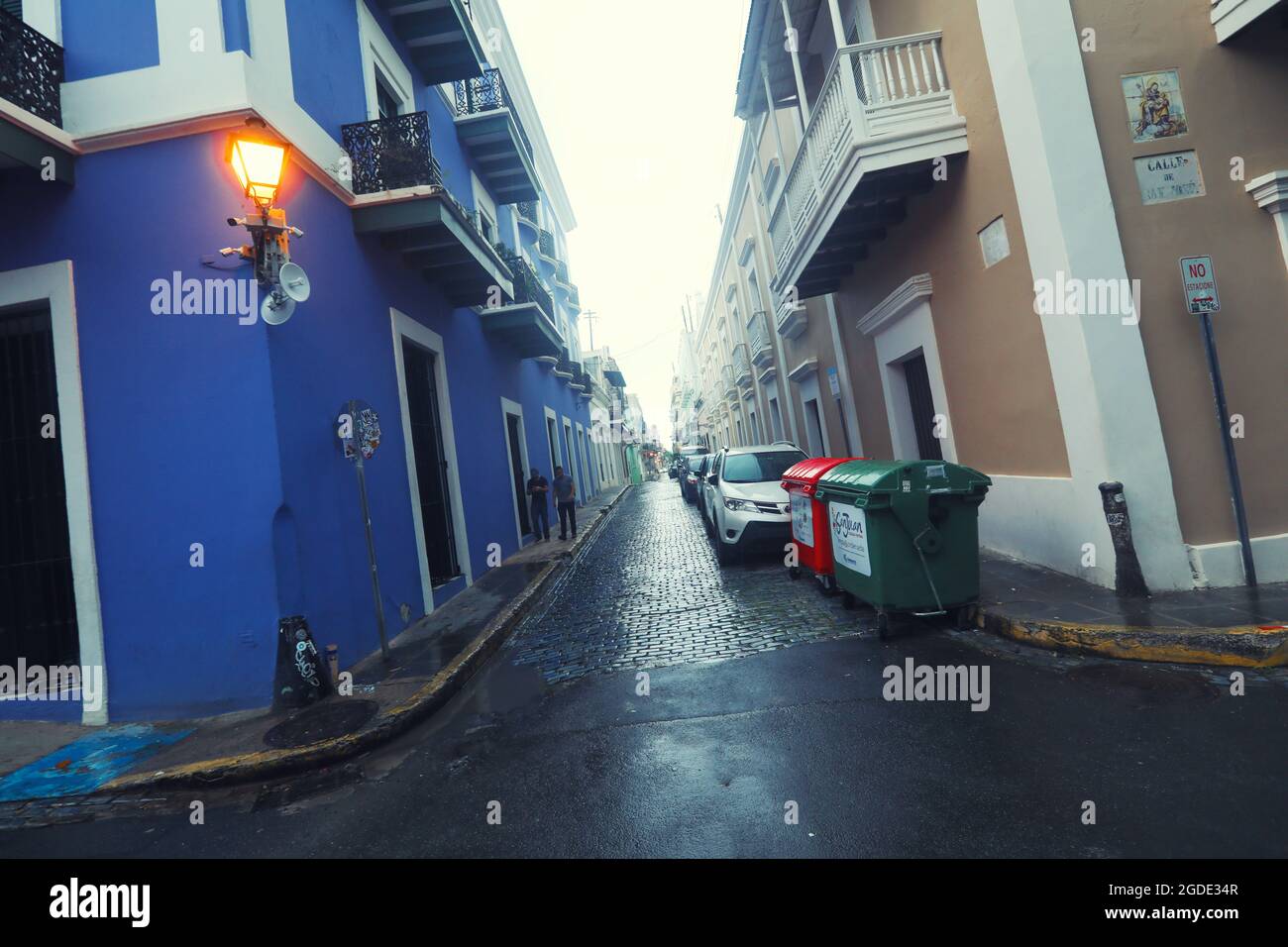 Street in old San Juan, Puerto Rico Stock Photo - Alamy