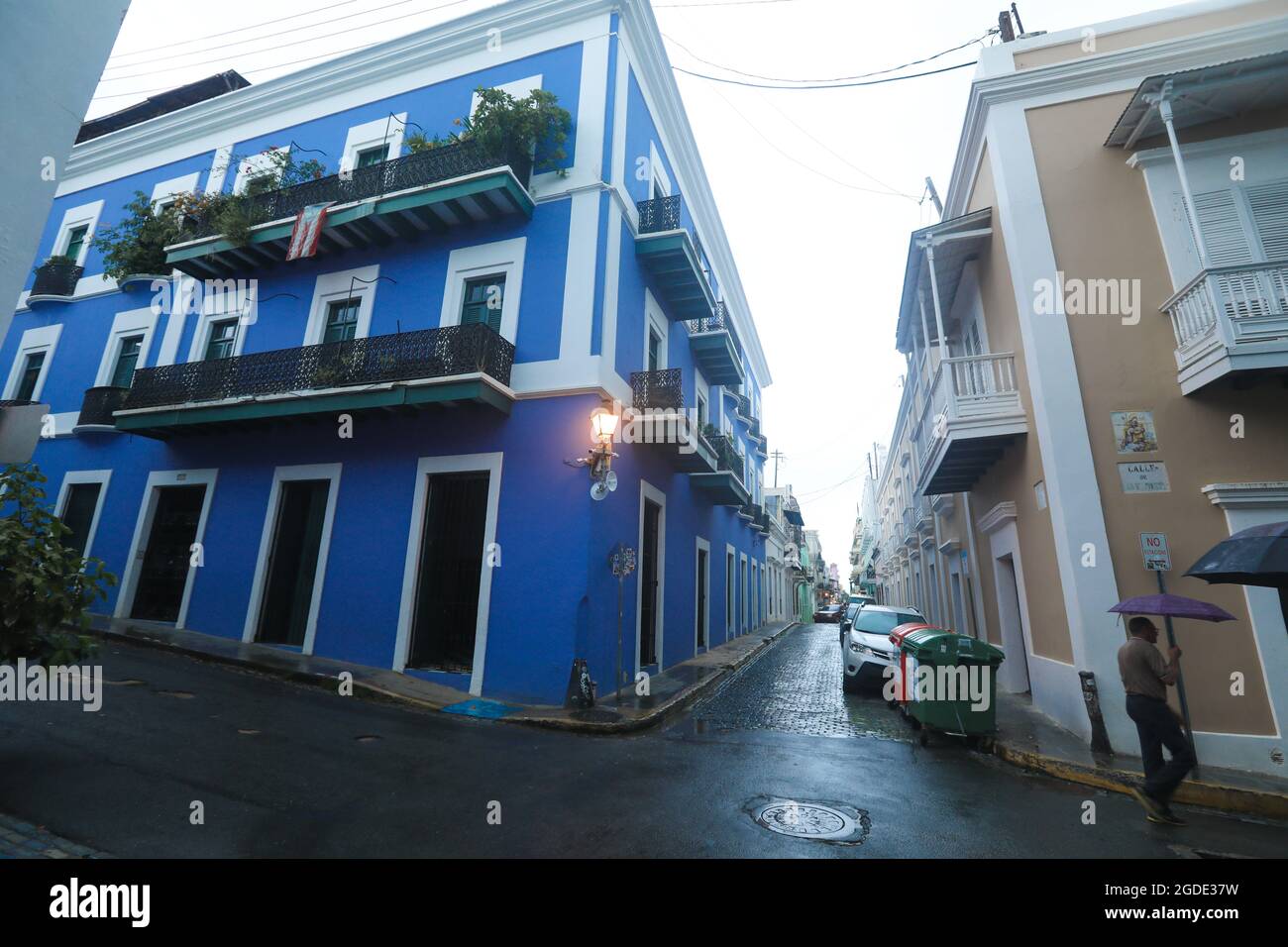 Street in old San Juan, Puerto Rico Stock Photo - Alamy