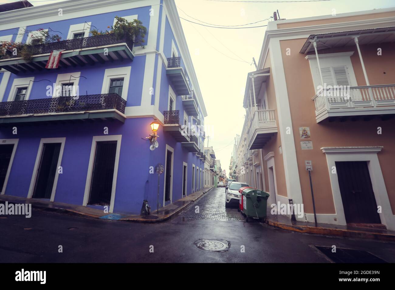 Street in old San Juan, Puerto Rico Stock Photo - Alamy