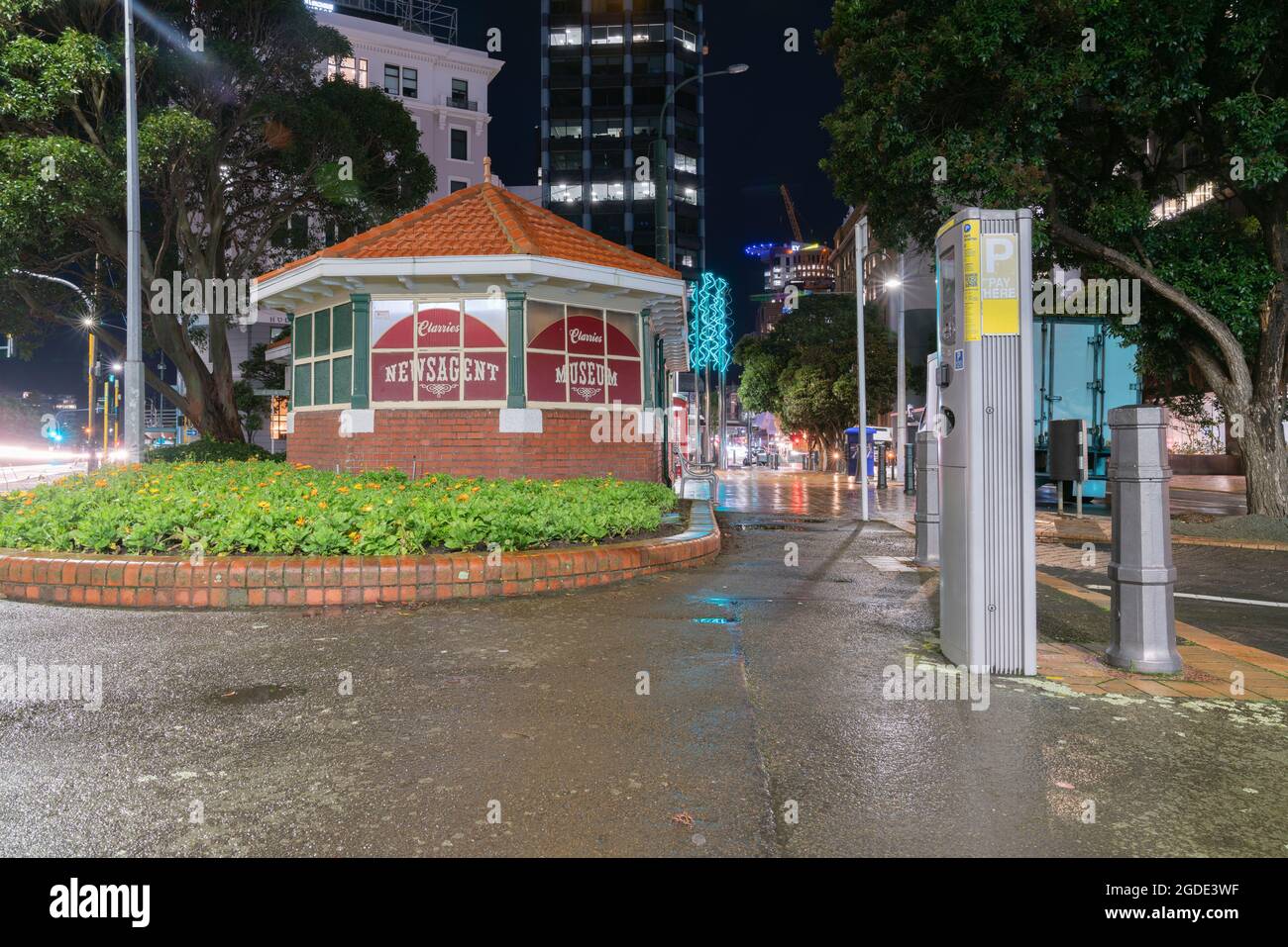 Wellington New Zealand July 27 2021; Clarries historic newsagency and