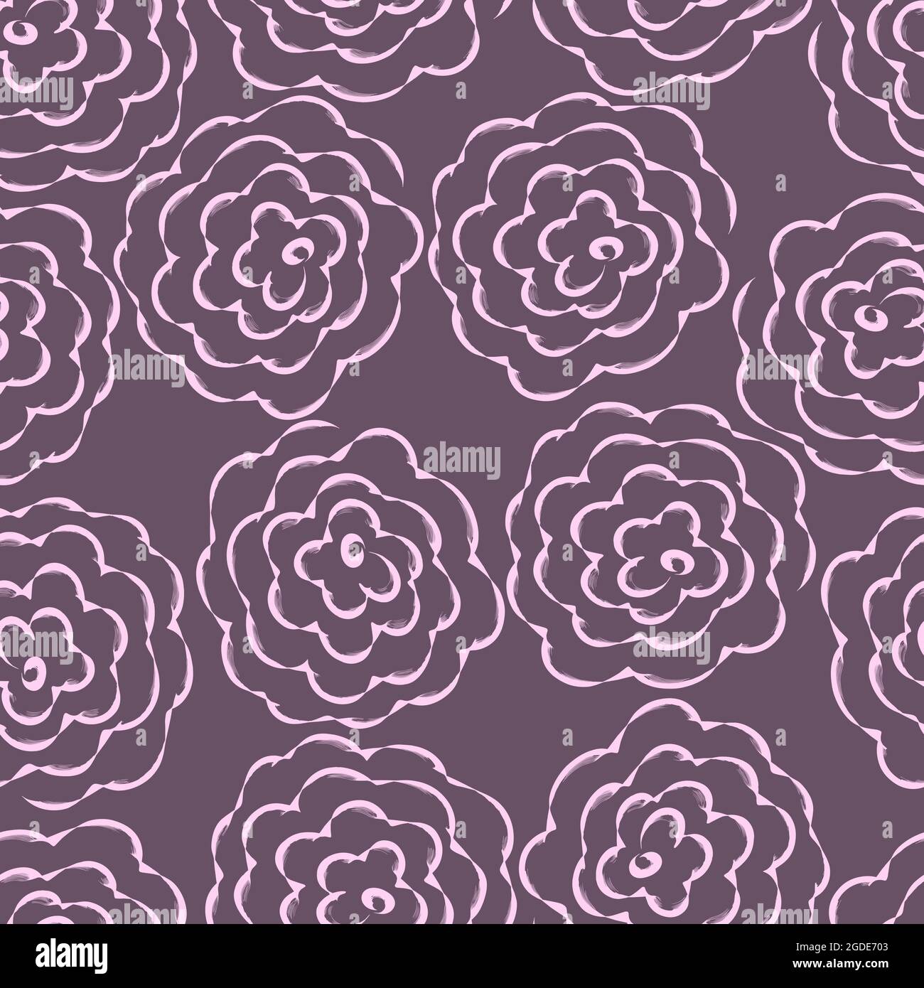 Rose pattern. Flowers repeat background. Abstract peony seamless ...