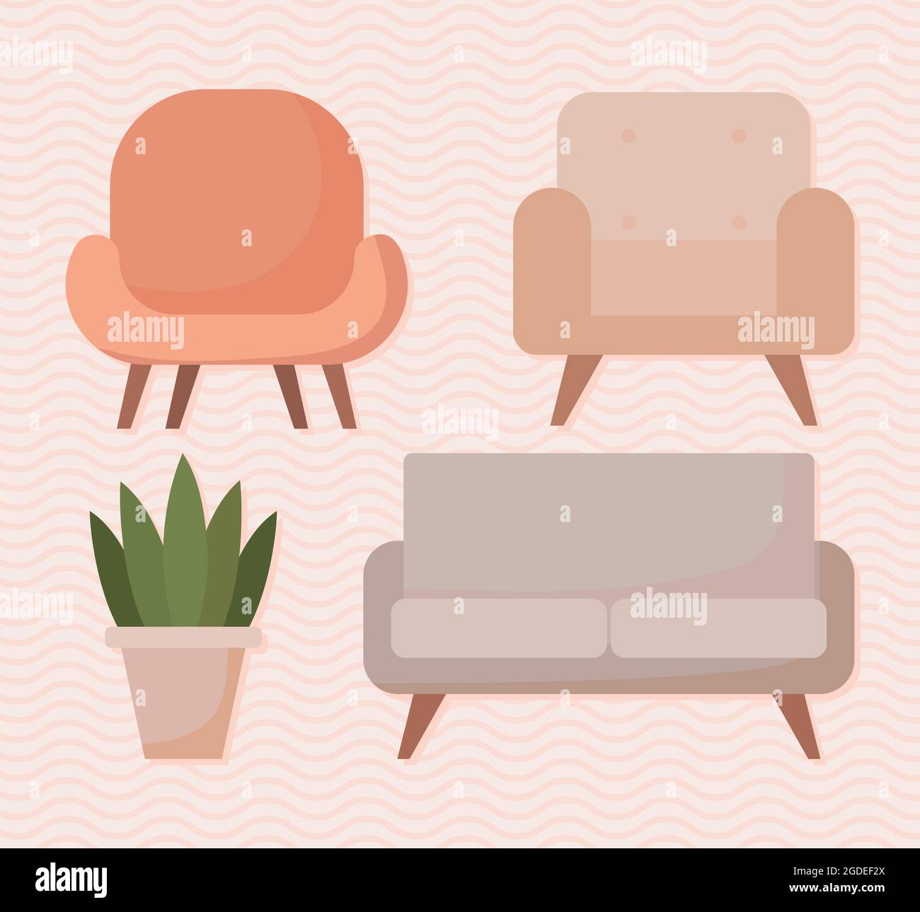 pretty furniture icons Stock Vector Image & Art - Alamy