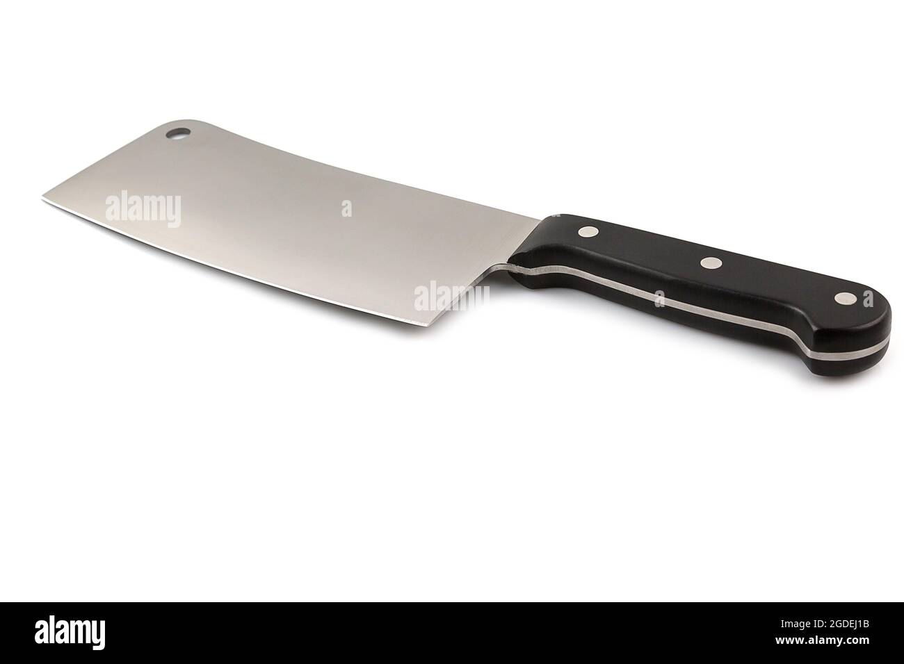 stainless steel Knife for chopping isolated on white background Stock