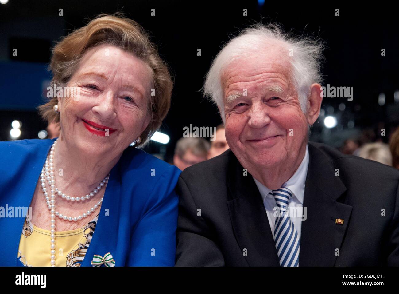 Kurt Biedenkopf And Ingrid High Resolution Stock Photography Images Alamy Aufhoeren Naegel Zu Kauen