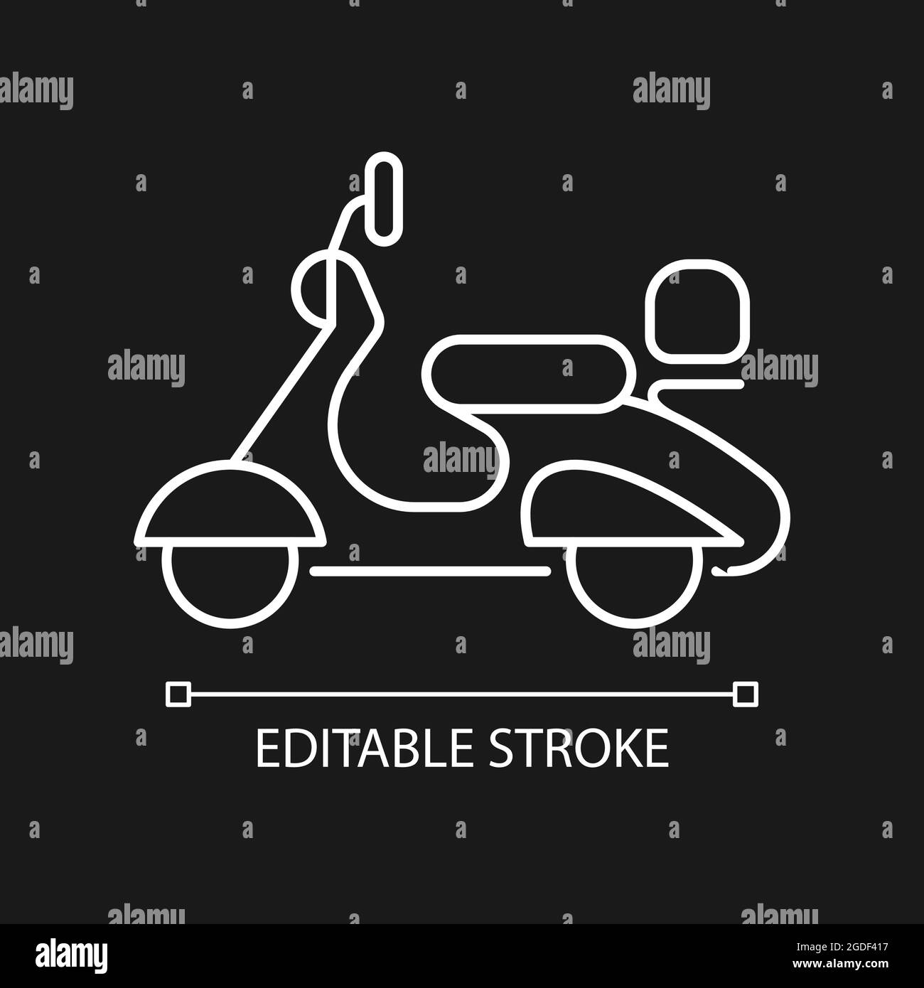 Moped rider night Stock Vector Images Alamy