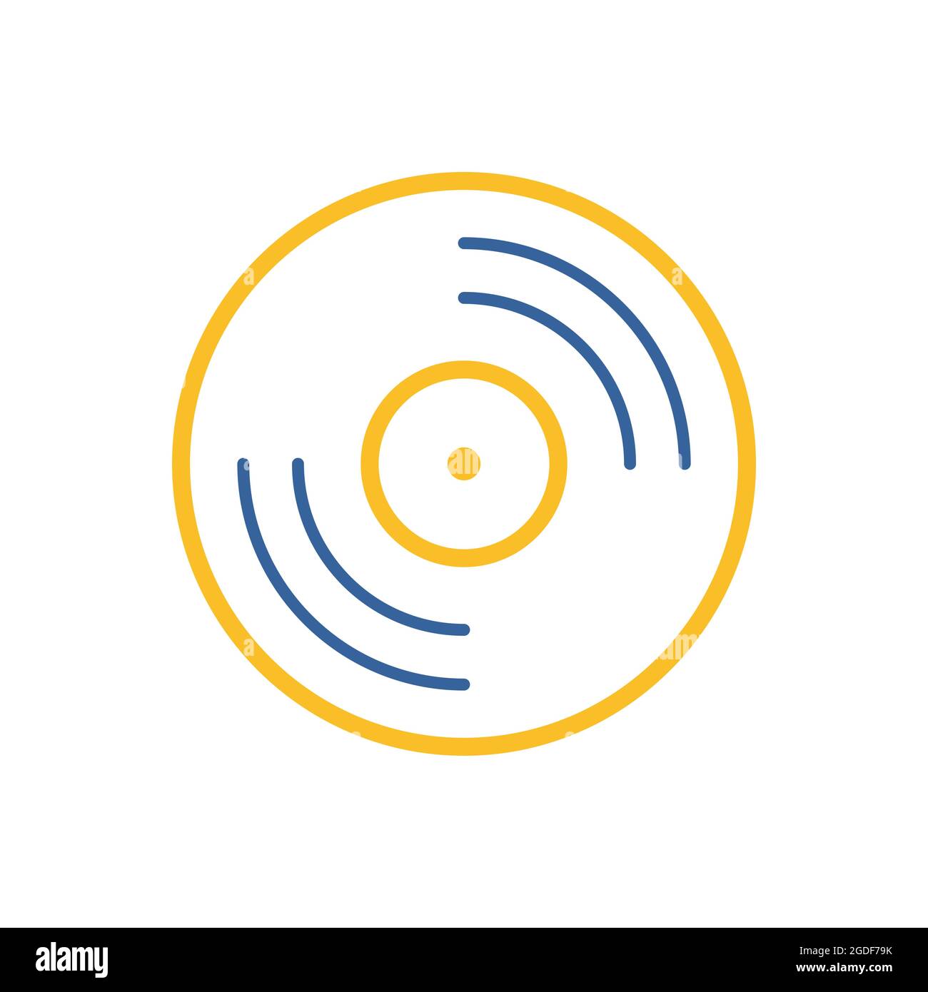 Vinyl record, lp record vector icon. Music sign. Graph symbol for music ...