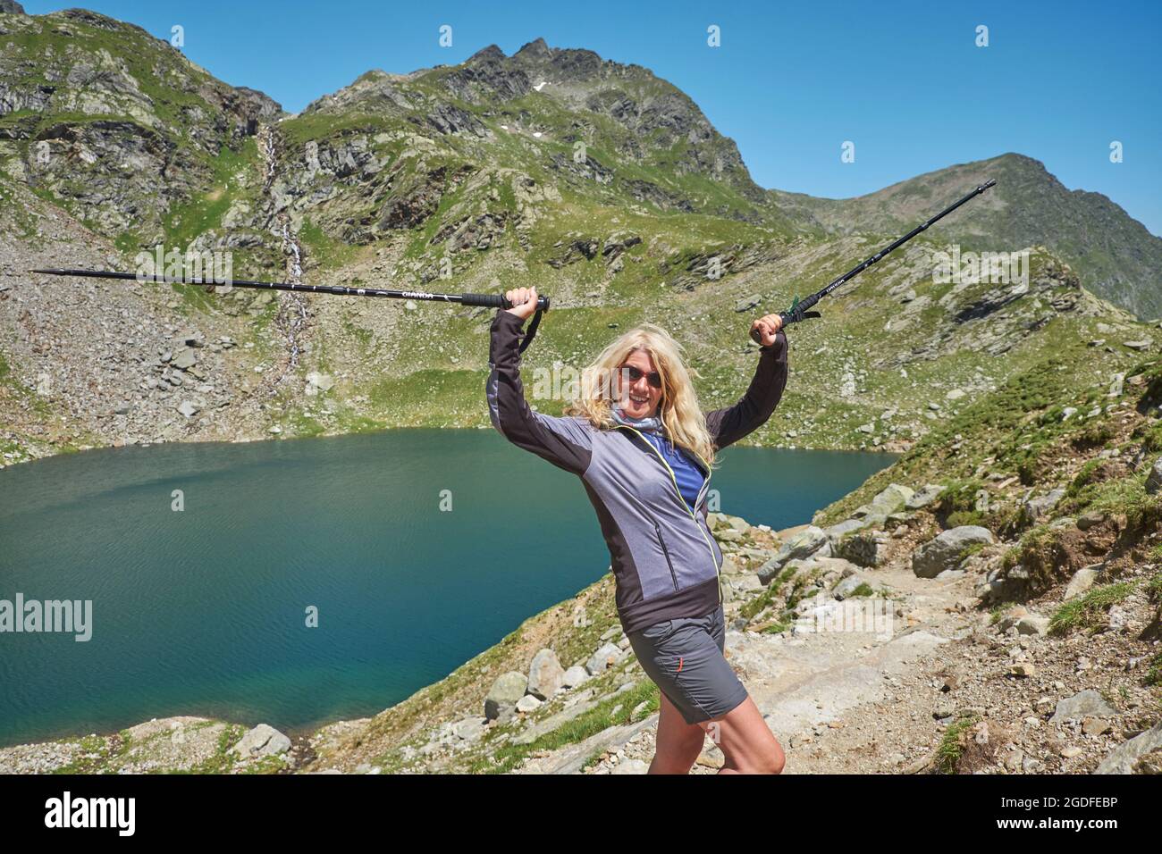 Spronser lake plateau,South Tyrol,Italy Stock Photo