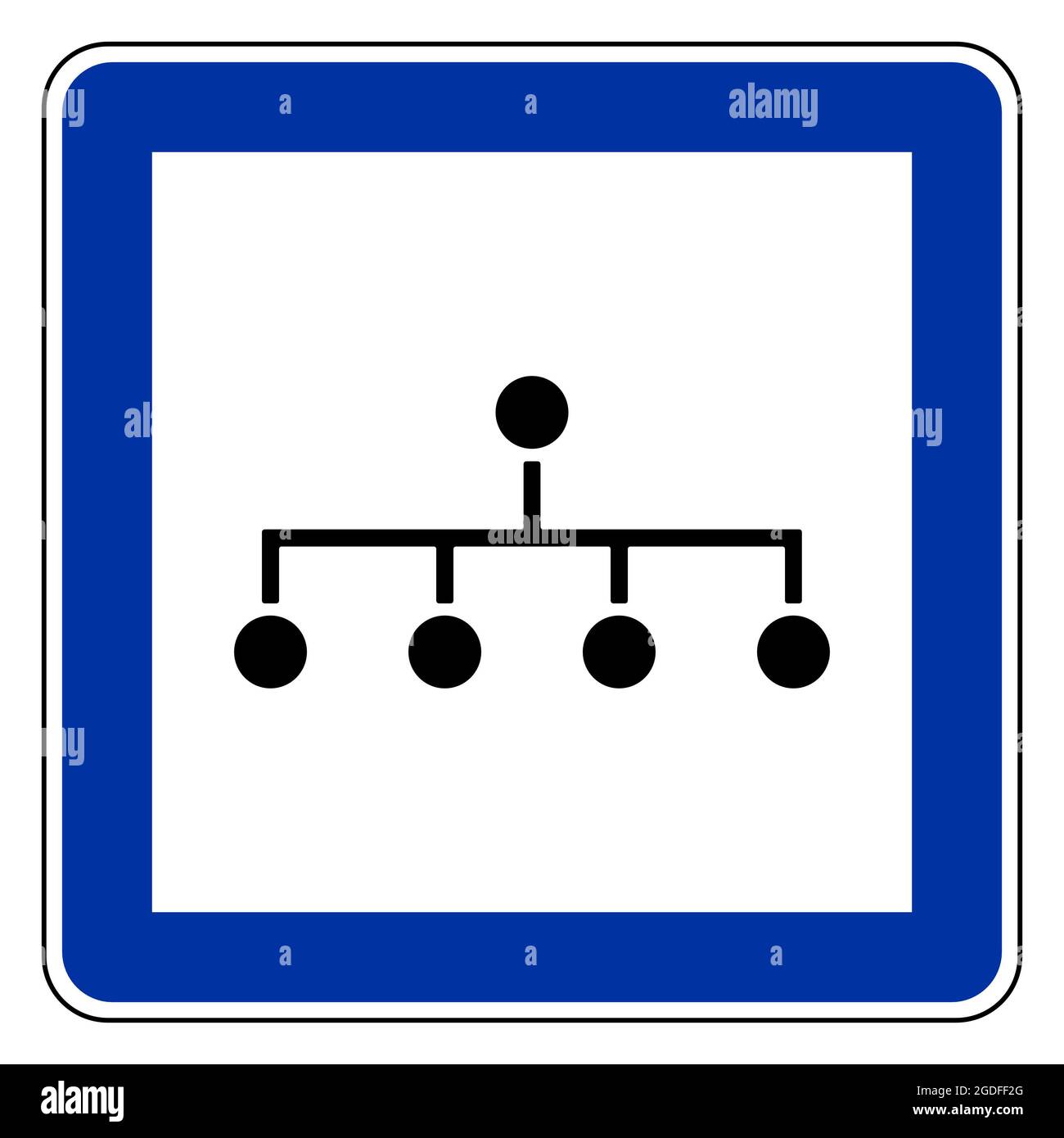 Network and road sign Stock Photo - Alamy