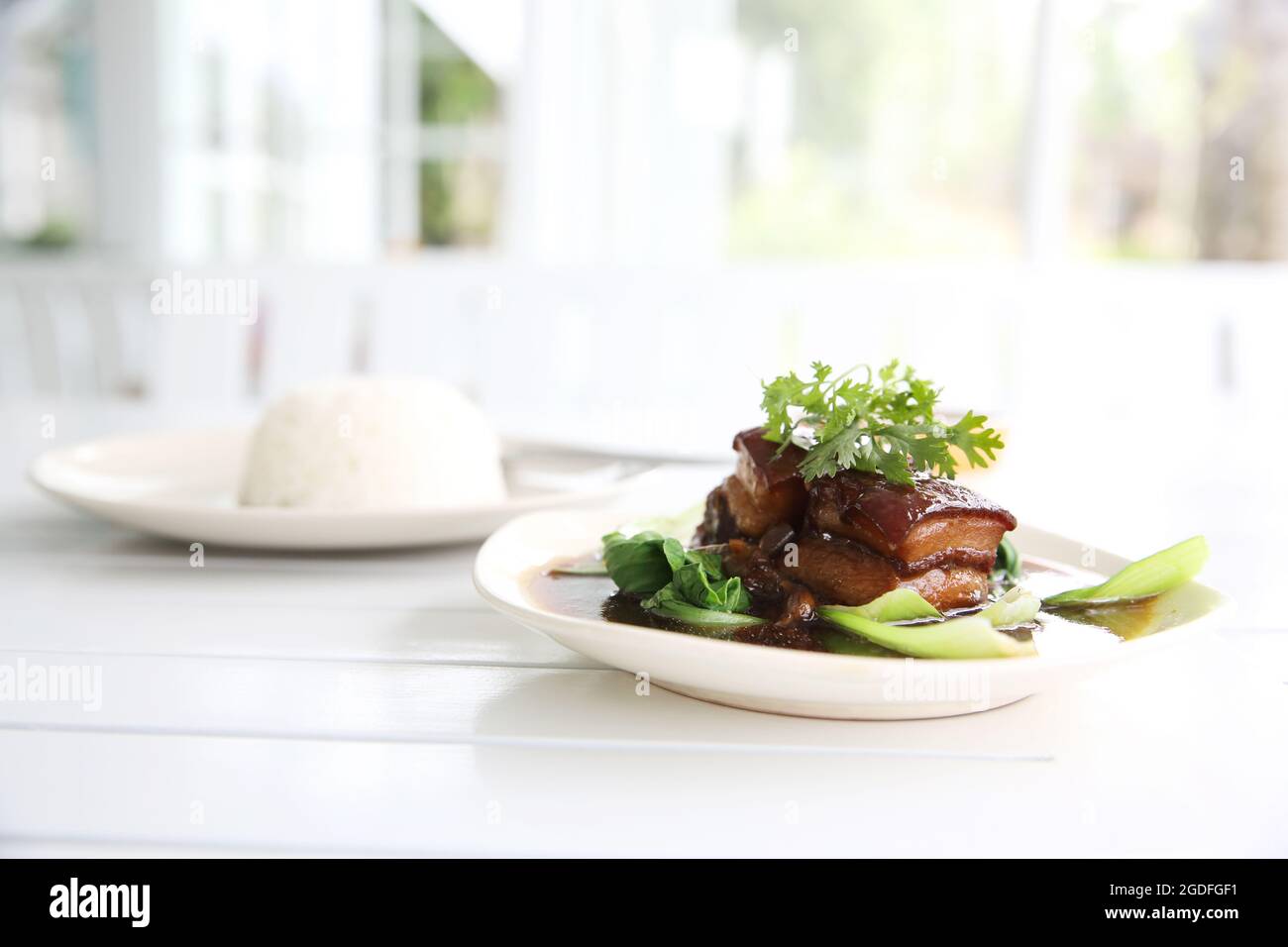 braised pork belly in Japanese style Stock Photo Alamy