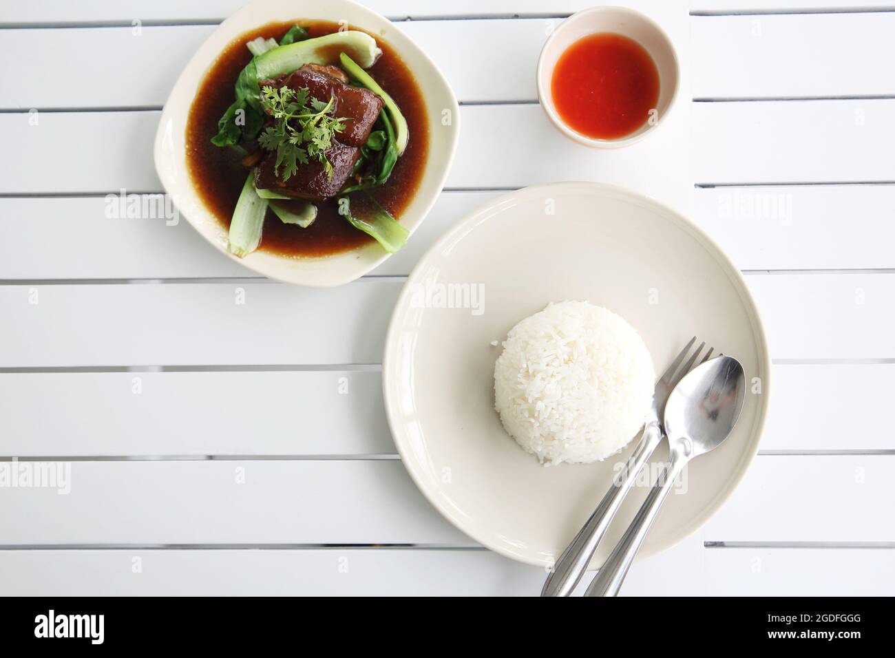 braised pork belly in Japanese style Stock Photo Alamy