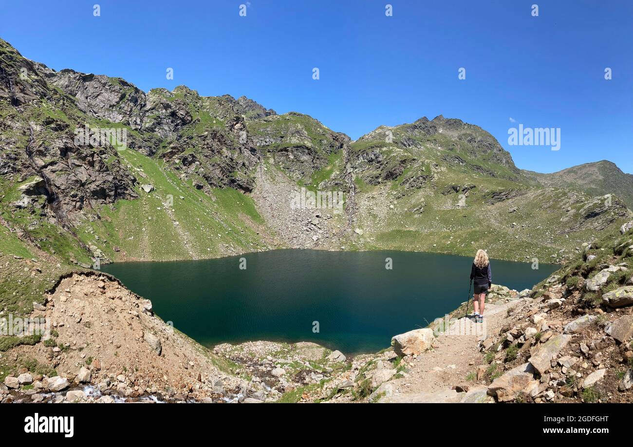 Spronser lake plateau,South Tyrol,Italy Stock Photo