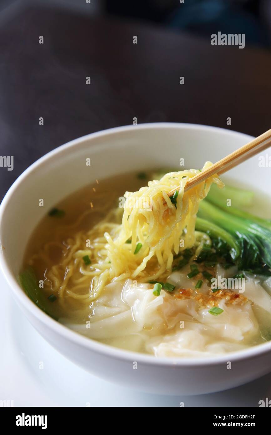 noodle and dumpling Stock Photo Alamy