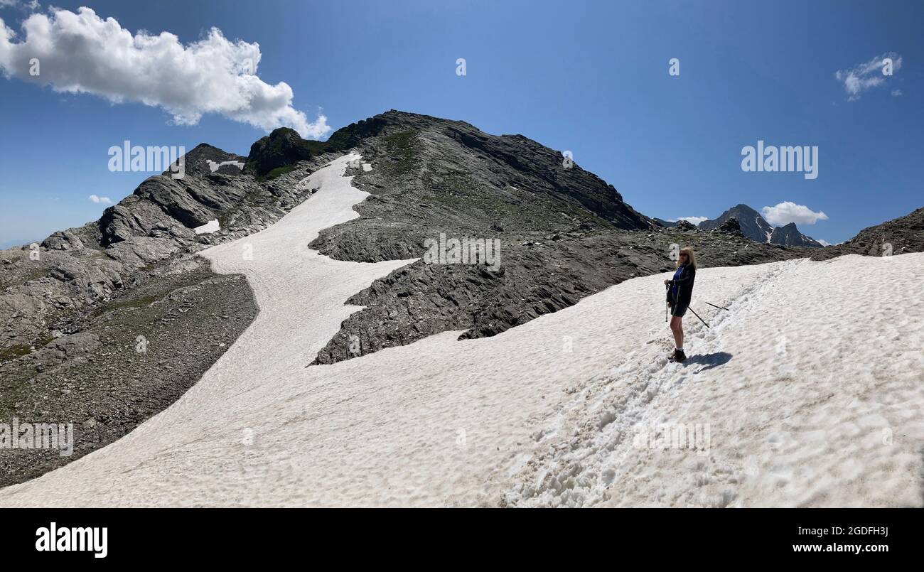 Spronser lake plateau,South Tyrol,Italy Stock Photo