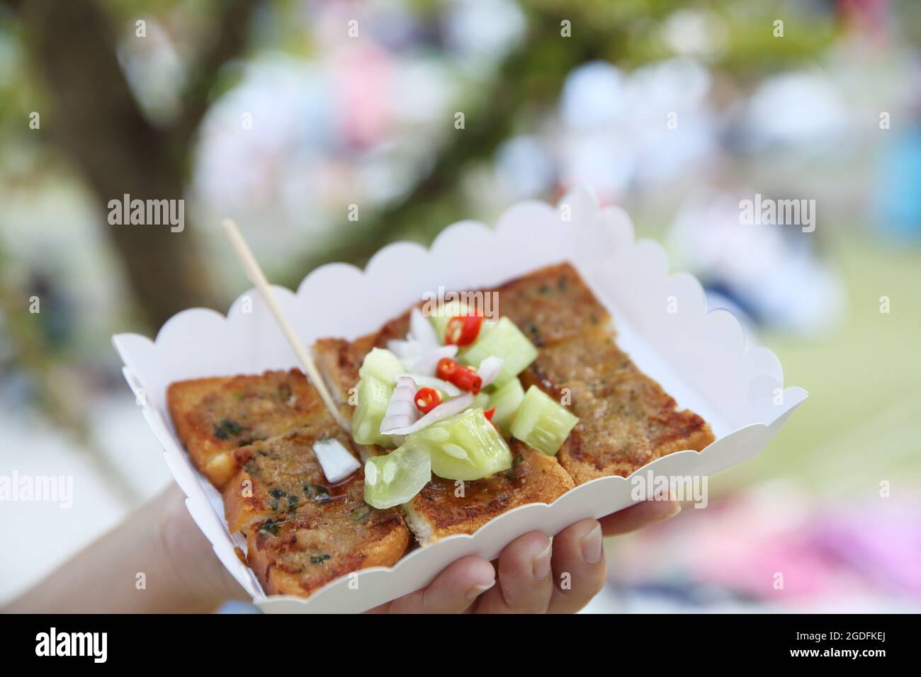 Minced pork toast Stock Photo Alamy