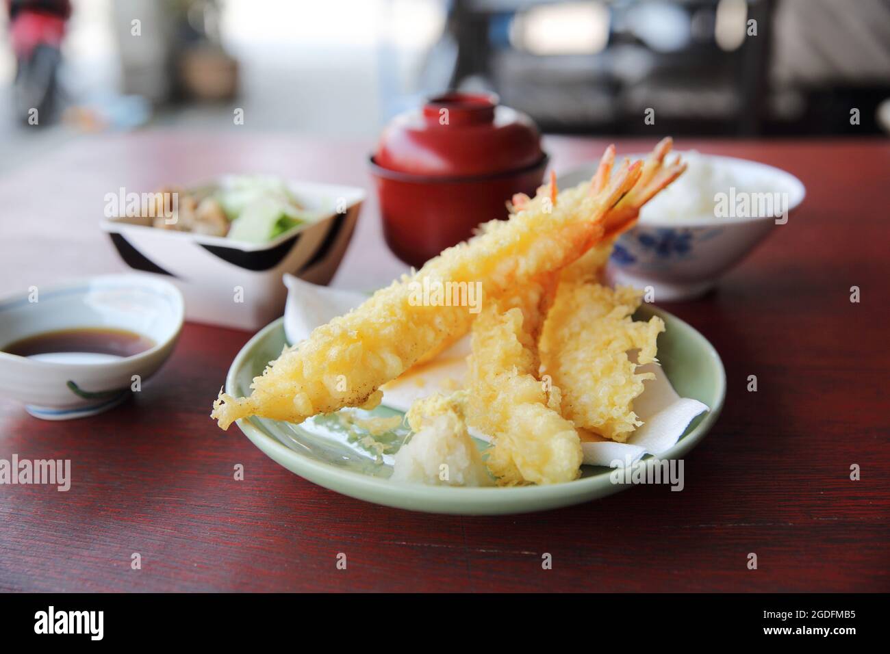 Tempura Fried shrimp Japanese style Stock Photo Alamy
