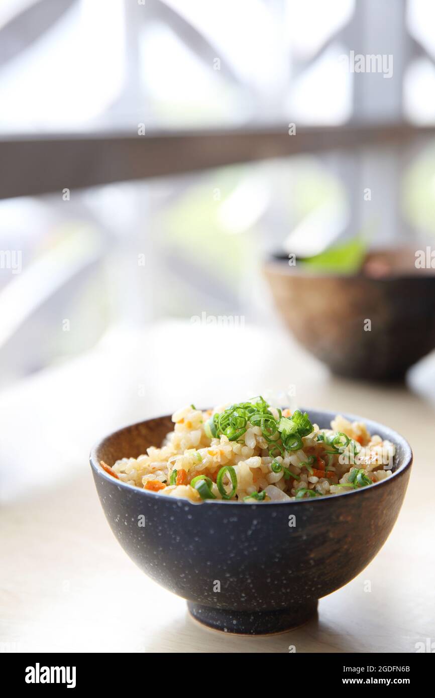 fried rice japanese style Stock Photo - Alamy