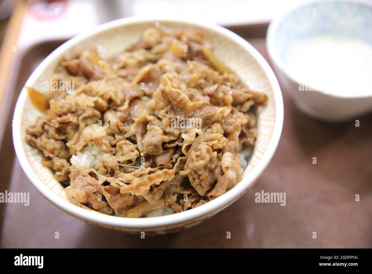 Gyudon , Japanese Beef Rice Bowl Stock Photo - Alamy