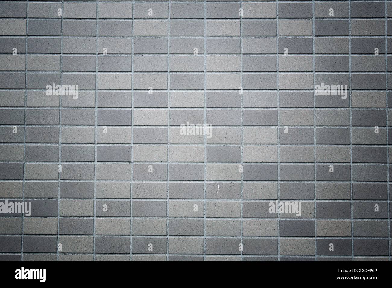 White grunge brick wall background , Japanese brick wall on home Stock