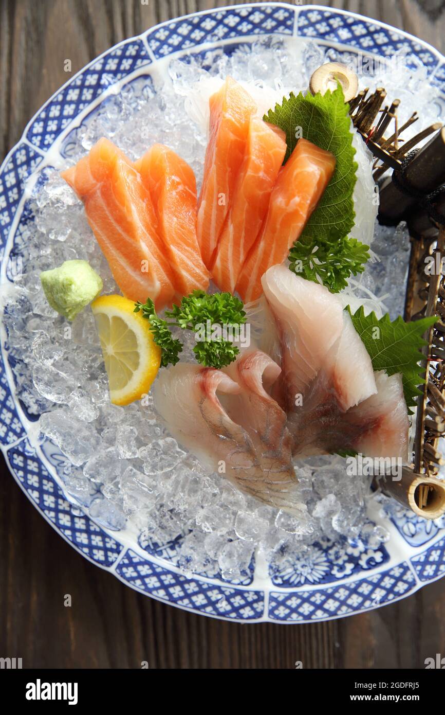 red snapper sashimi