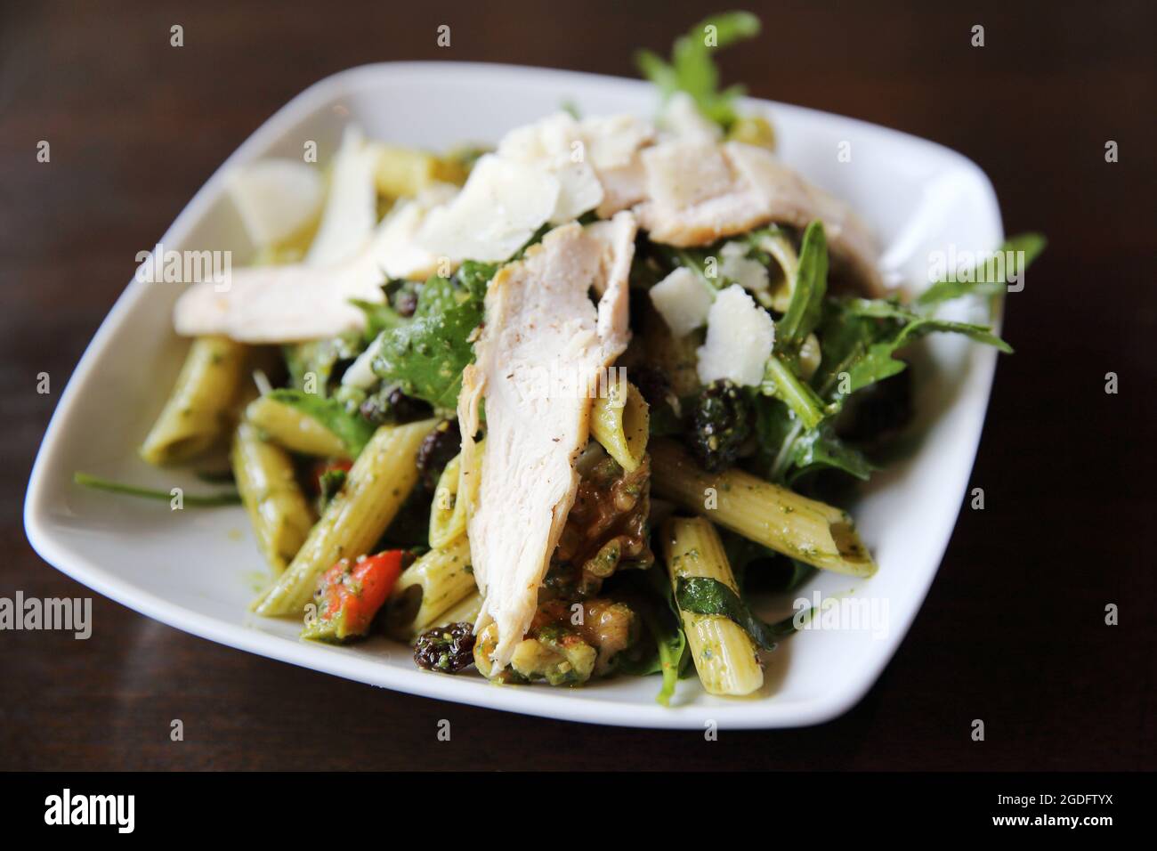 Penne Pasta Salad italian food Stock Photo Alamy