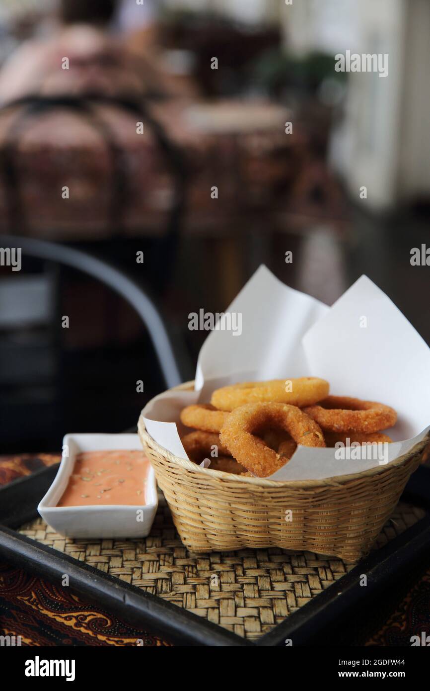 onion rings italian food Stock Photo Alamy