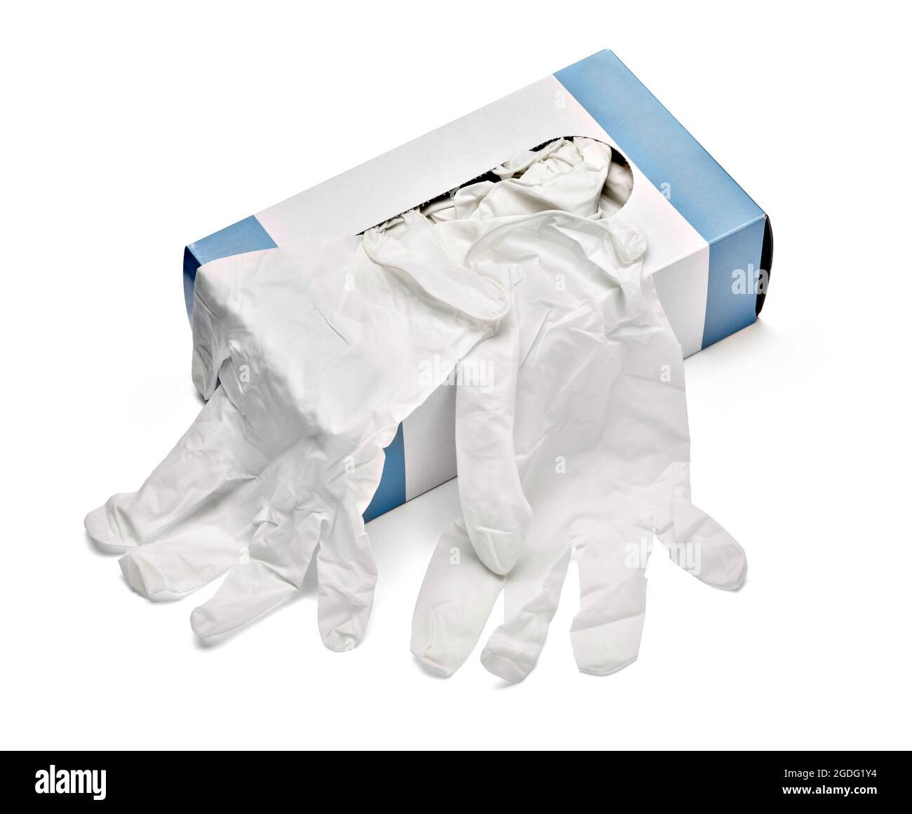latex glove protective protection virus corona coronavirus disease epidemic medical health hygiene Stock Photo