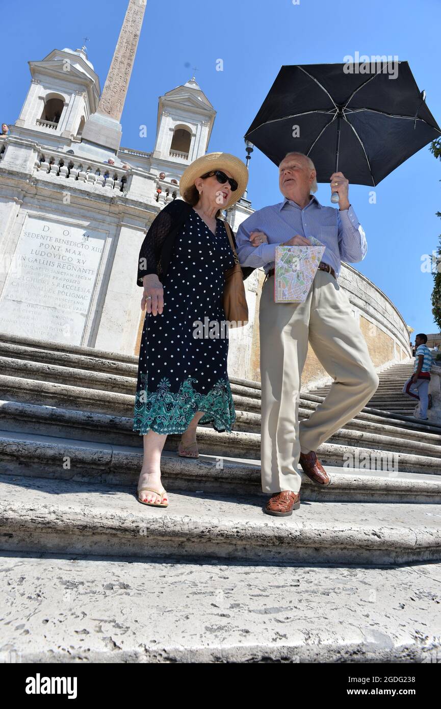 Spanish Steps Rome Italy 135 Steps Piazza di Spagna Stock Photo - Alamy
