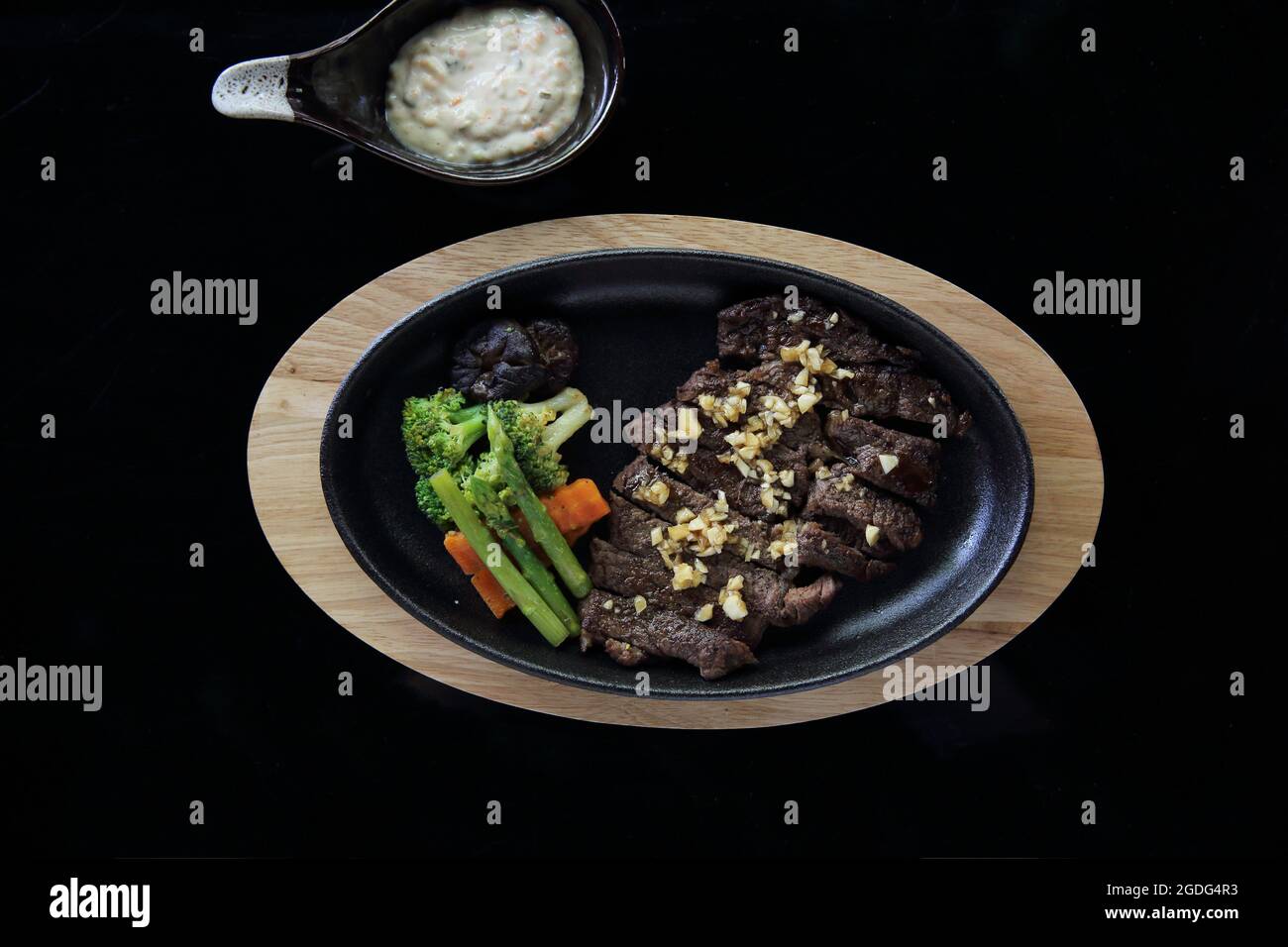 Beef steak in japanese style Stock Photo Alamy