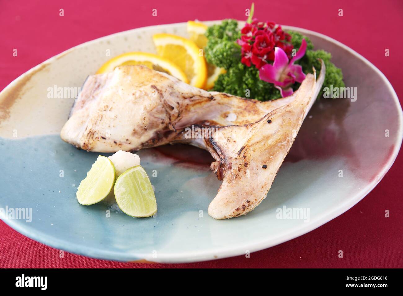 Grill Black cod japanese style Stock Photo Alamy