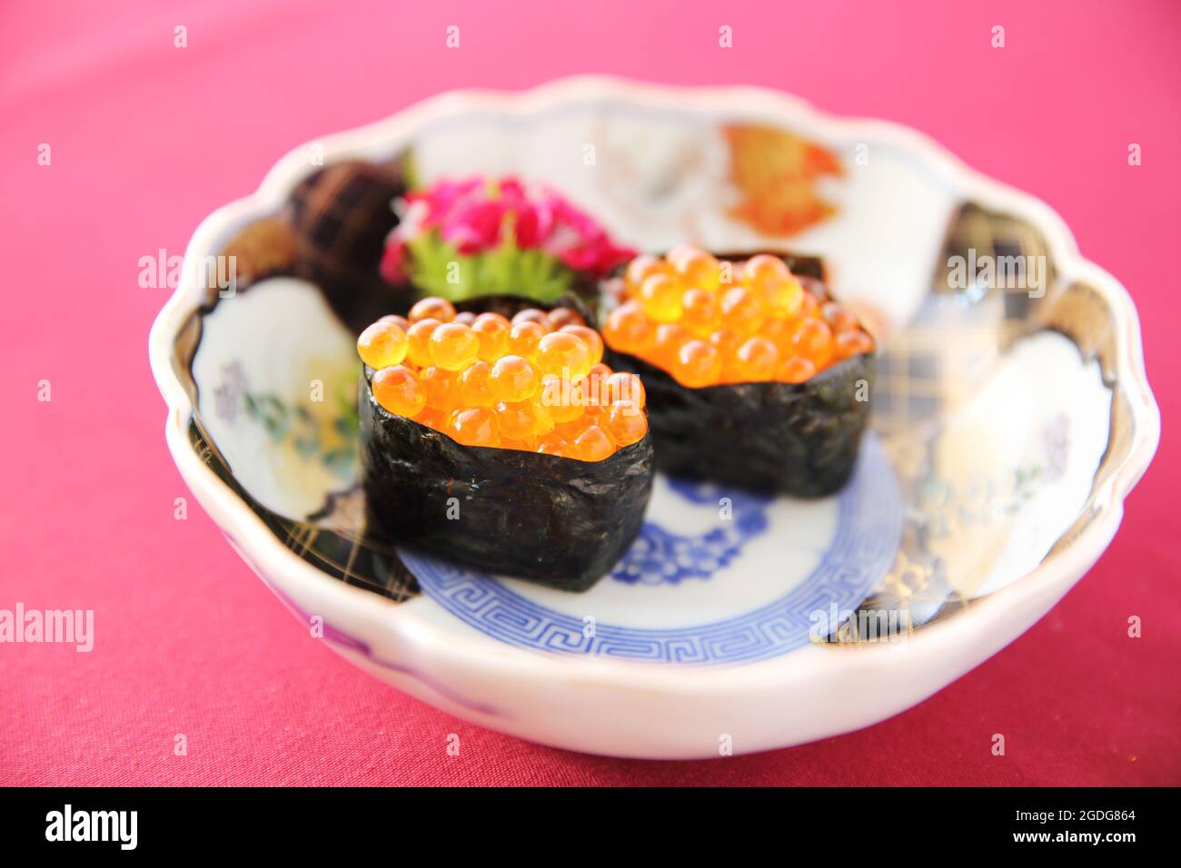 salmon egg Ikura Stock Photo Alamy
