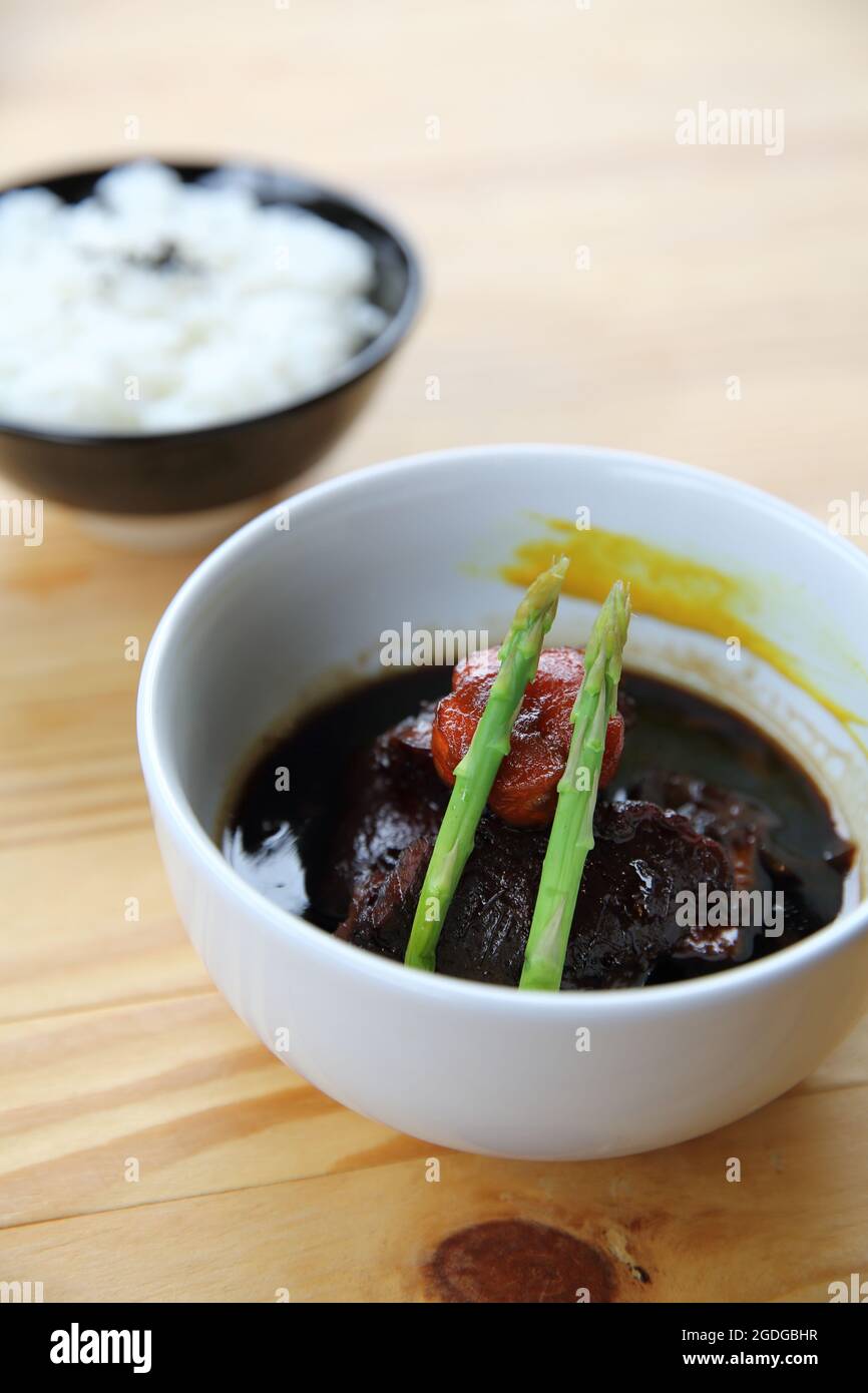 braised pork belly in Japanese style Stock Photo Alamy