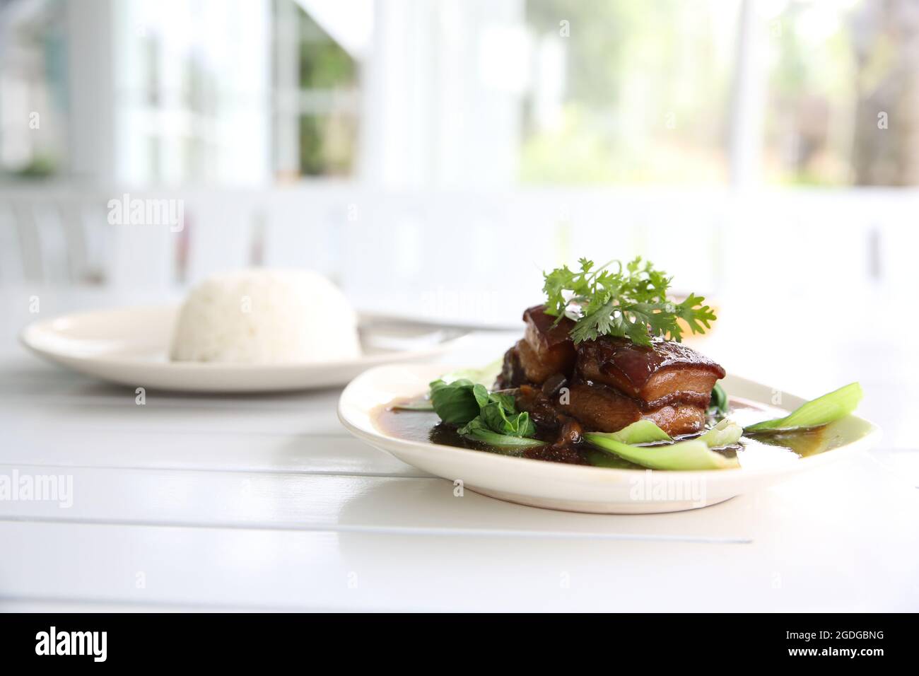 braised pork belly in Japanese style Stock Photo Alamy